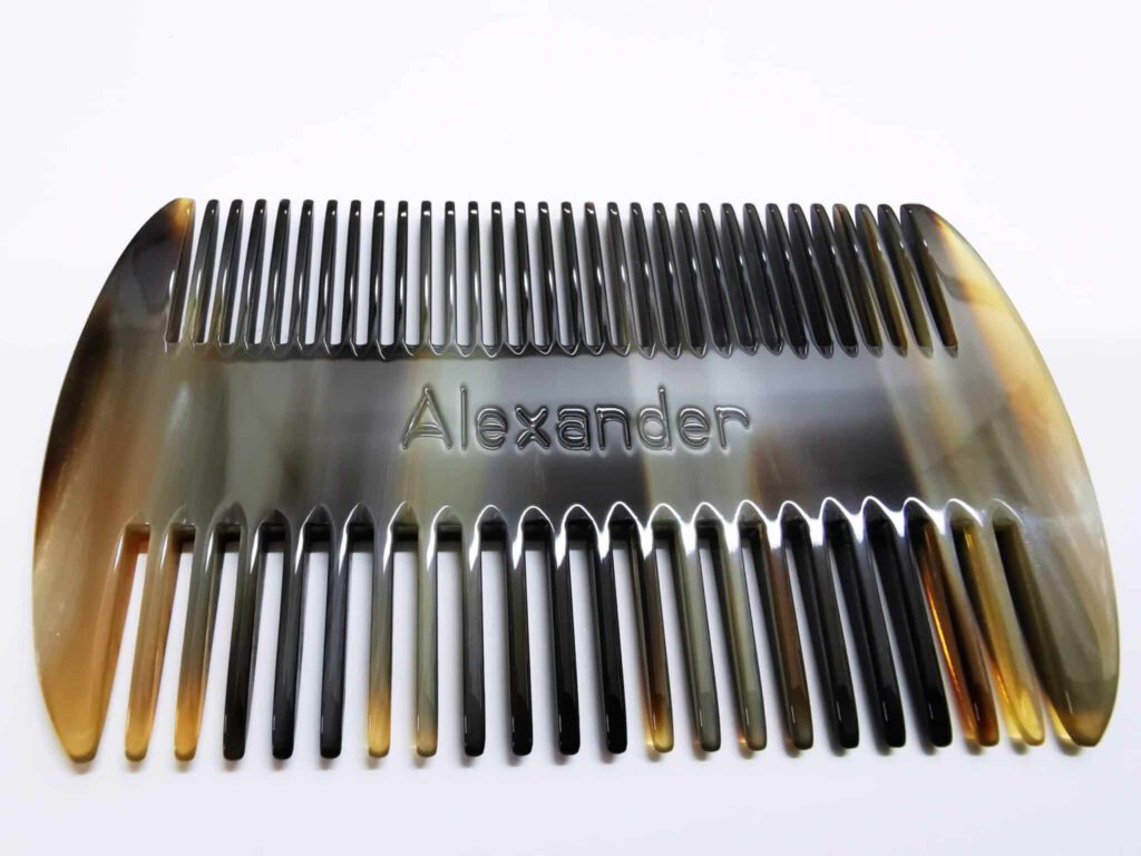 Bartkamm mit Gravur Geschenkidee